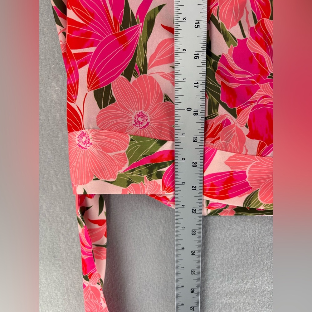 Ava & Aiden Floral Wrap Ruffle Collar Blouse
Pink Medium Vibrant - Picture 12 of 12